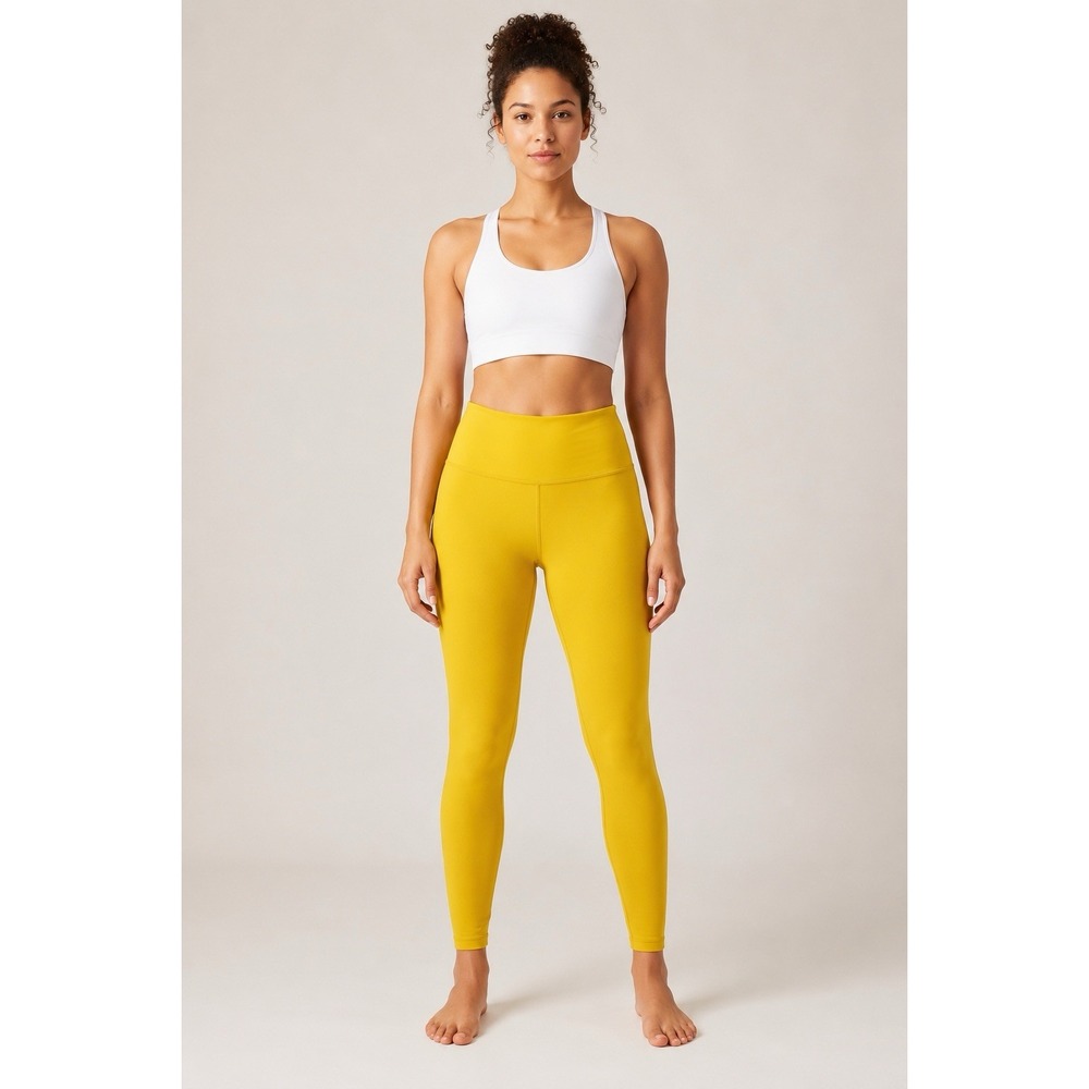 Athleta Elation Ultra High Rise Leggings Yellow Women's Size Large Yoga Tight